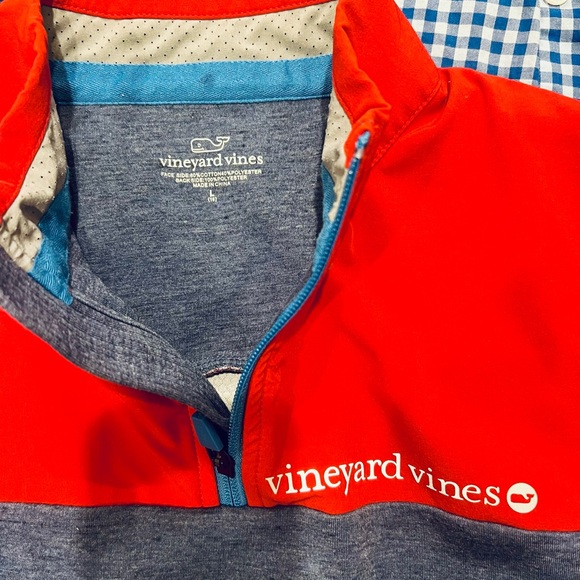 Vineyard Vines Boys’ Quarter Zip and Button Down - Picture 2 of 7